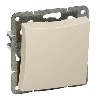 ДУЭТ 1-клавишный ВЫКЛЮЧАТЕЛЬ, сх.1, 10АХ, механизм, БЕЖЕВЫЙ C3(2) WDE000211