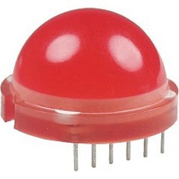 DLA/6ID - Светодиод 20мм/красный/617нм/20-49мкд/10мА/1.9в