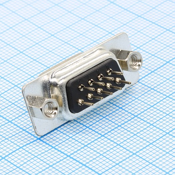 DS1034-09MBNSI26 - Разъем D-Sub штыревой 9 контактов на плату