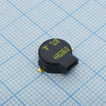 HCS0905H - Звукоизлучатель электромагнитный, SMD, +5В, 80 мА, 85 дБ, 2730 Гц, 9мм*10.5мм*4мм