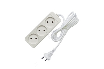 Удлинитель бытовой ТМ Союз 2200 Вт 3 гнезда ПВС 5м 481S-1305