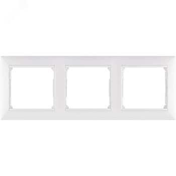 Рамка 3-м Valena горизонт. бел. Leg 774453