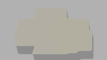 Крышка бок. APFN 2,5 E-K - Крышка боковая, для клемм WKFN 2,5 E-K..., цвет: серый