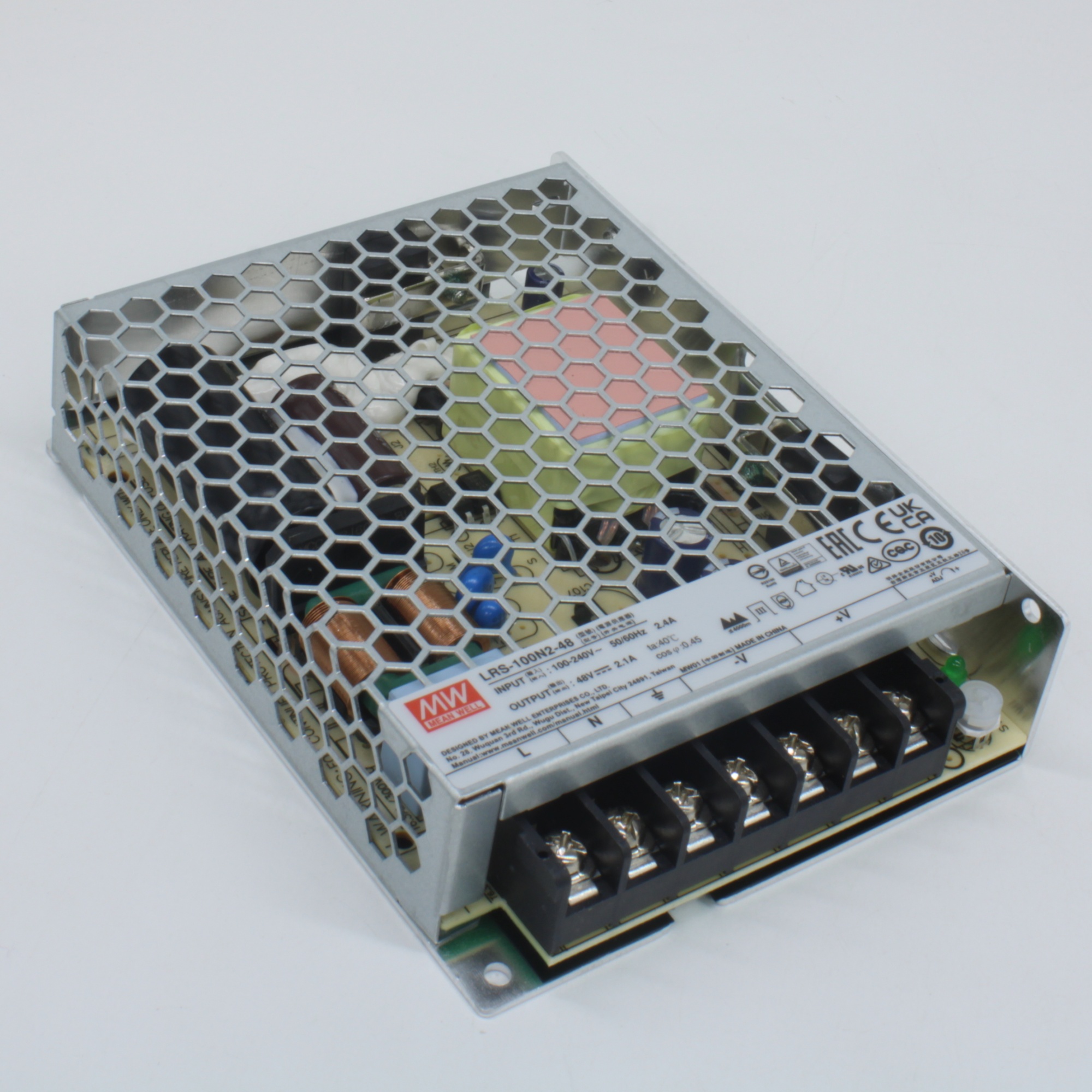 LRS-100N2-48 - Преобразователь АC/DC в кожухе 100 Вт выход 48 В/2.1 А