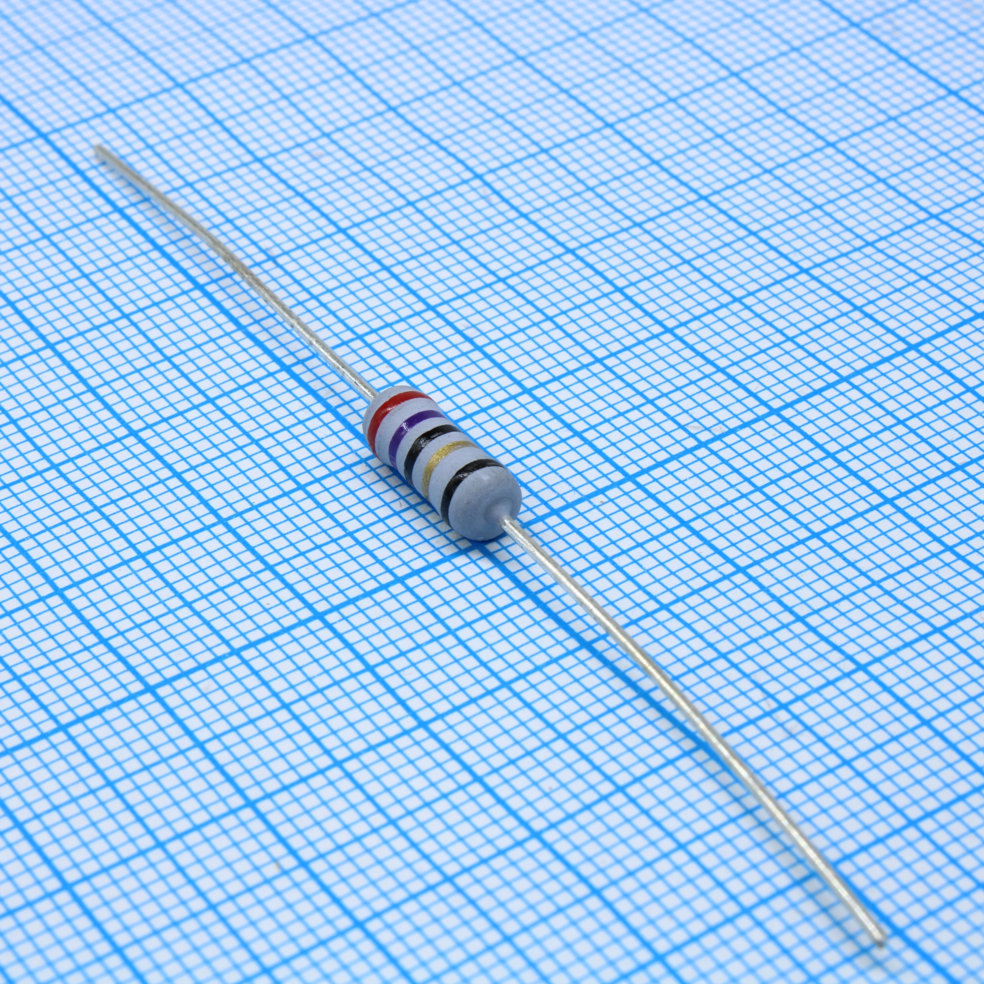 WR10027RJBP075 - Резистор проволочный постоянный 1Вт 27Ом ±5% ±300ppm/°C