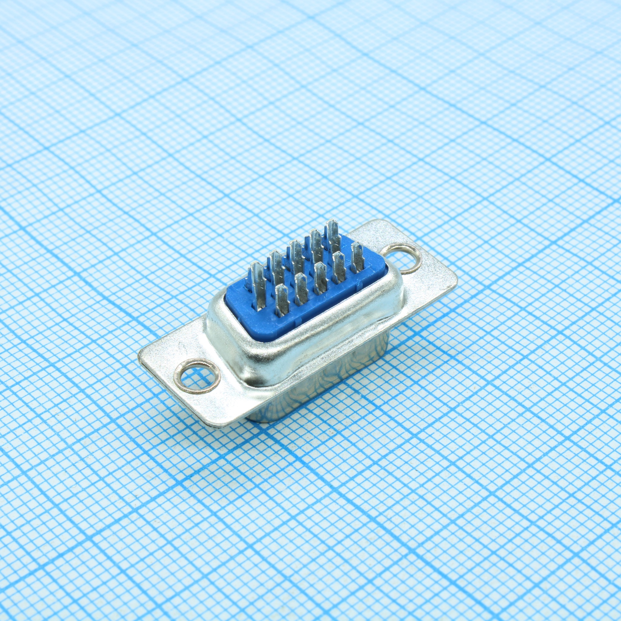 DHS-15M - Разъем D-SUB высокой плотности, 15 контактов, вилка кабельная