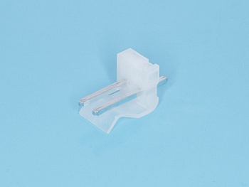 PWL-2 - Разъем питания 2 контакта, вилка прямая на плату, шаг 3,96мм