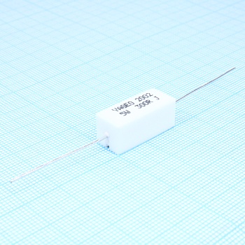 SQP500JB-300R - Резистор керамический цементный аксиальный (SQP) 5Вт 300Ом ±5%