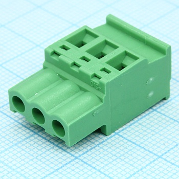 2EDGKB-5.0-03P-14-00A(H) - Разъемный клеммный блок, 3 контакта. Серия 2EDGKB-5.0