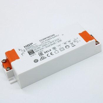 CC30W700CGA8 - AC-DC, 30Вт, токовый выход, вход 198…264В AC, выход 700мА/30…43В, ККМ, в кожухе 118х42,5х24мм, -20…+50°С
