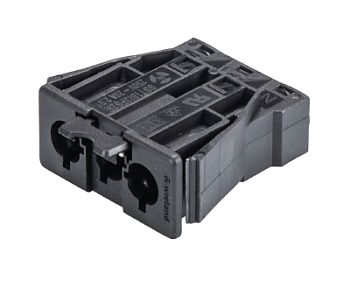 Вилка GST18i3F S2 R V SW - Вилочный разъем в панель, 3 полюса, пружинная фиксация, толщина панели 0,5-1,5 мм номинальное напряжение: 250V, номинальный ток: 20A, цвет: черный, серия gesis GST18i3