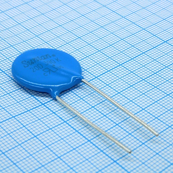 TSV20D390K - Варистор 25Vac/31Vdc 2000А 39V(1мА), радиальные выводы