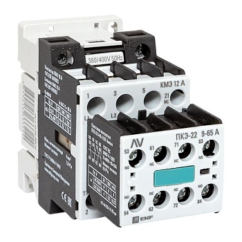Комплект КМЭ 12А 1NC 400В АС с дополнительными контактами 2НО+2НЗ EKF AVERES ctr-s-12-01-400-av-22