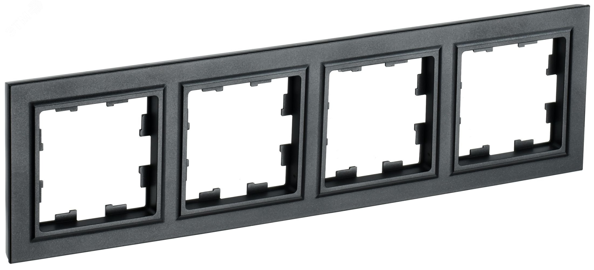 Рамка 4-м BRITE РУ-4-БрЧ черн. BR-M42-K02