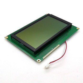 WG240128B-TFH-TZ# - ЖКИ графич, 240 x 128, FSTN Positive/Transfl, подсв. LED Белая, VDD = 5V, 6 o`cl, -20...+70C, температурная компенсация