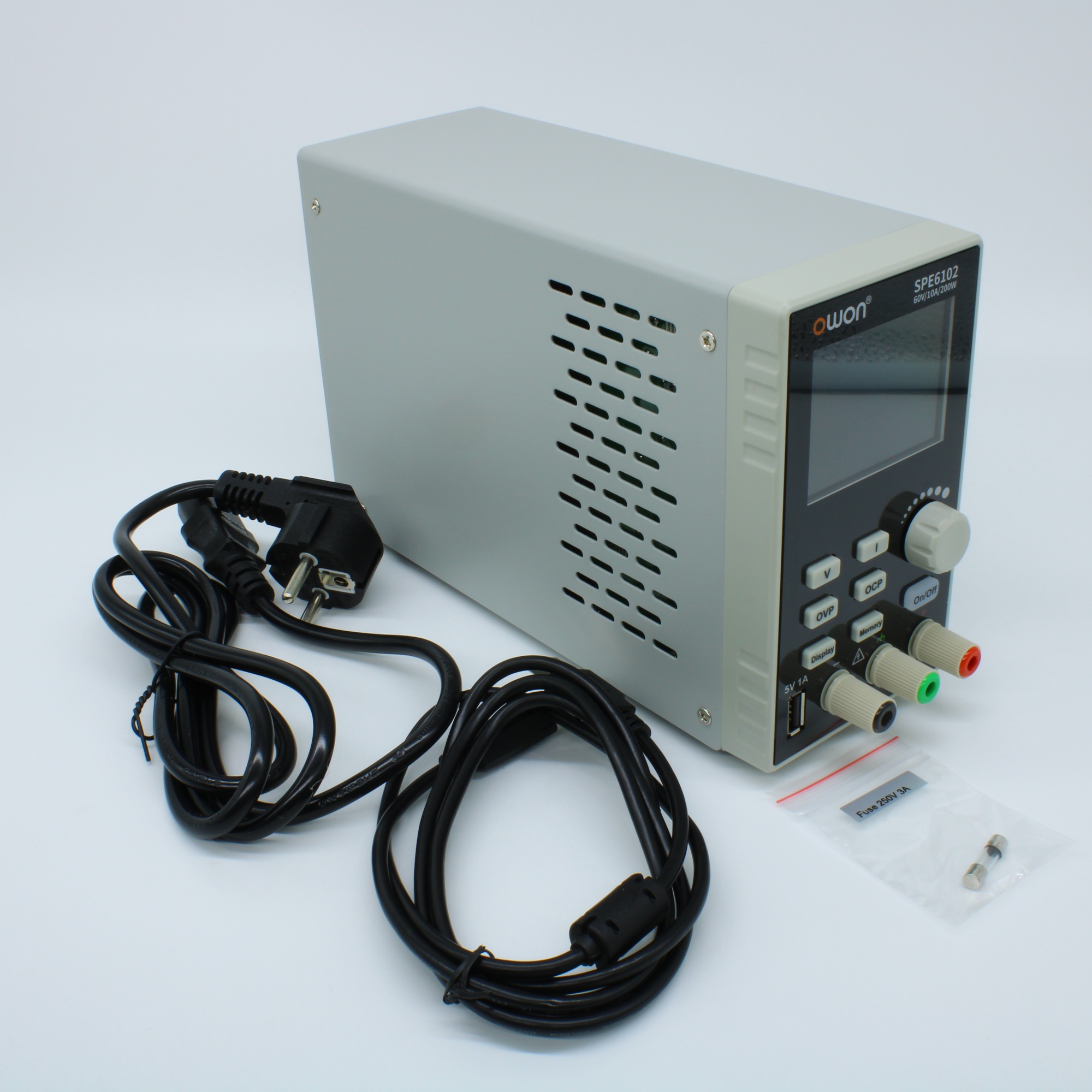 SPE6102 - Программируемый импульсный лабораторный источник питания 60В 10А 200Вт, разрешение 10мВ, 1мА