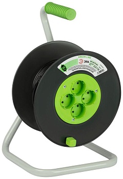 Удлинитель на пластик. катушке 4х20м без заземл. KAT-2x0.75-20m Greenline ПВС 2х0.75 Эра Б0065069