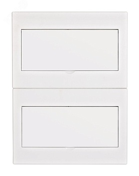 Корпус встраиваемый белая дверь 2 ряда 26 мод. IP41 ЩРВ-М 31106DEK