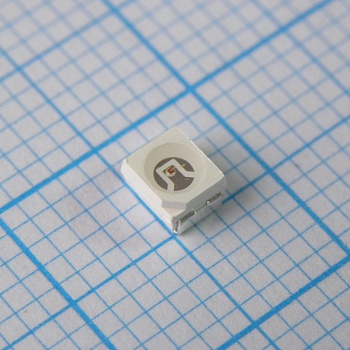 FYLS-3528URC - Светодиод smd 3,5х2,8мм/красный/625нм/600мкд/прозрачный/120°