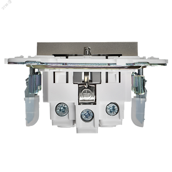 SKANDY Розетка с заземлением без защитных шторок 16А SK-R05Sh шампань IEK SK-R11-16-K37