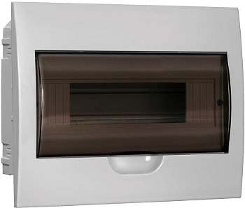 Бокс ЩРВ-П-12 мод. встраив. пластик IP41 MKP12-V-12-41-G