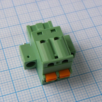 2EDGKDM-5.08-02P-14-00A(H) - Нажимной безвинтовой клеммный блок 2 контакта шаг 5.08мм