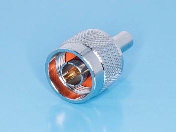 N-C58P - Разъем высокочастотный, штекер N обжим на кабель RG58