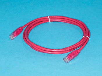 SC03-8P8C2-R - Патч-корд кат.5е, 2м, красный