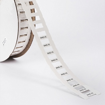 Маркер для контейнеров XHIC-10-4,6x0,4-W - Маркер для конейнеров CHL, STC, DMP, форма маркера: конус, высота 4,6 мм, длина 10 мм, цвет белый, для принтера: RT200, RT230, в упаковке 1800 маркеров