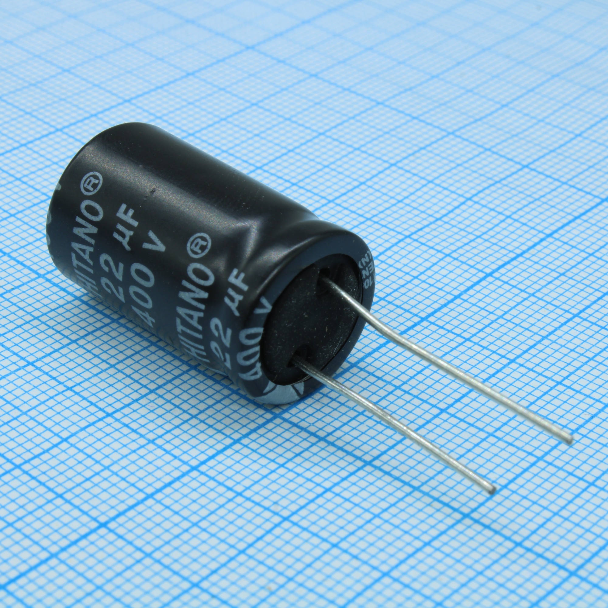 ENR101M2AB - Конденсатор алюминиевый электролитический неполярный 100мкФ 100В ±20% (16 X 26мм) радиальный 5мм 399мА 1000час 105°С россыпь