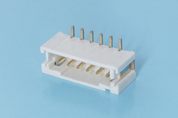 MW-6S - Разъем питания 6 контактов, вилка на плату, поверхностный монтаж, шаг 2мм