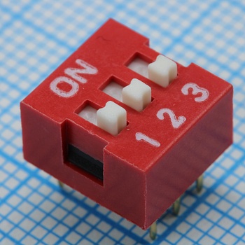 DS1040-03RN - DIP переключатель 3 группы
