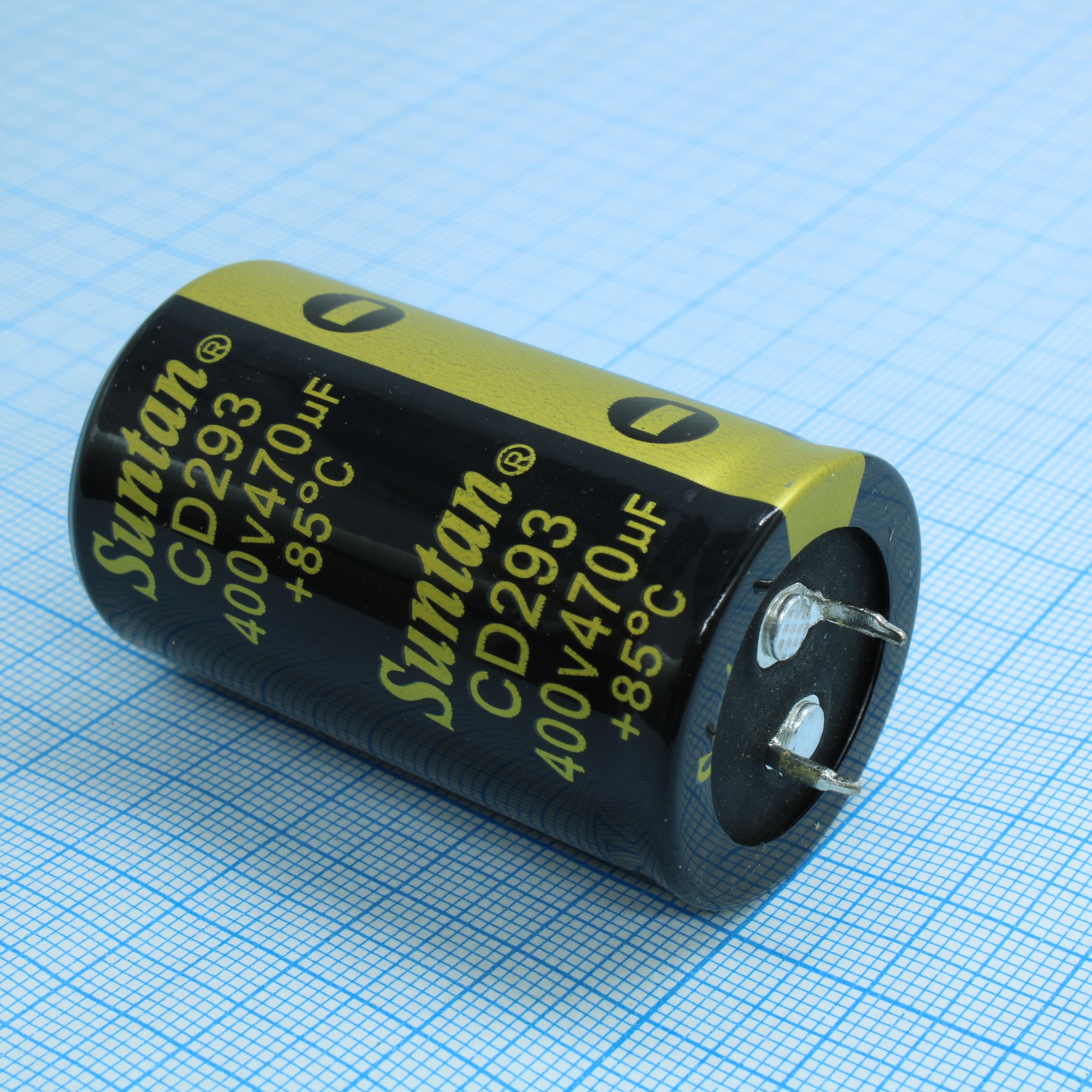 TS13DP2G471MSB0D0R - Конденсатор алюминиевый электролитический 470мкФ 400В ±20% (30х50мм) защелкиваемые выводы 10мм 2000часов 85°C россыпь