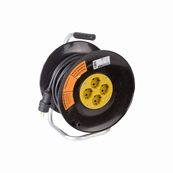 Удлинитель силовой на катушке 4 гнезда с/з 50 м 3х2,5 мм? PROFESSIONAL PROCONNECT 11-7615