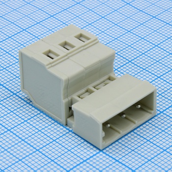 8EDGKR-5.0-03P-11-01A(H) - Разъемный клеммный блок серия 8EDGKR шаг 5.0мм 03 контакт(-ов)
