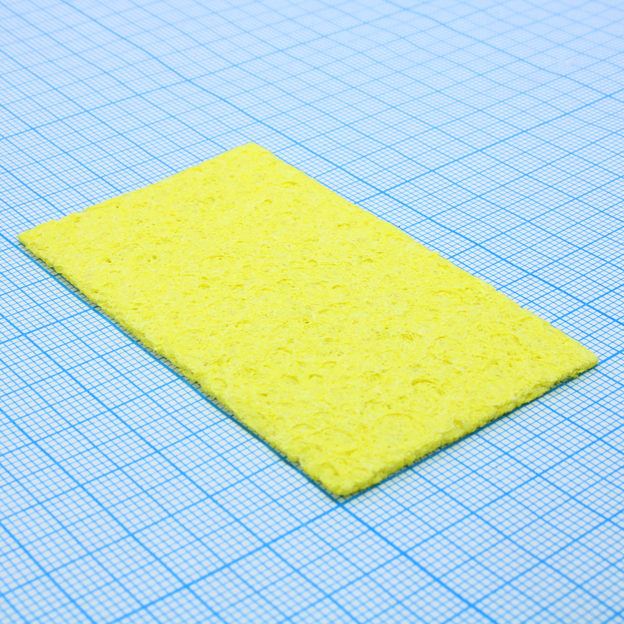 Губка для очистки паяльных жал 70x40мм - целлюлоза