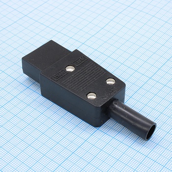 CH1-0462 - CH1-0462, евророзетка сетевая на кабель 250В 10А аналог (K2417)