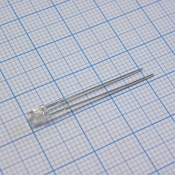 FYL-3034SURC1E - Светодиод 3мм/красный/630нм/350мкд/прозрачный/85°/цилиндр с конусообразным углублением