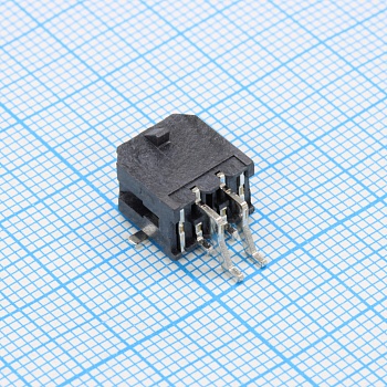 DS1073-07-2X02MR6BR - Разъем штыревой двухрядный угловой (2*2) на плату SMD