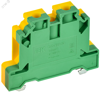 Колодка клеммная CTS-PEN земля 10мм2 желто-зеленая YCT11-00-K52-010