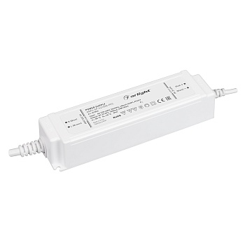 Блок питания ARPJ-SP-421050-PFC (60W, 29-57V, 1.05A) 037890 - Источник тока с гальванической развязкой для светильников и мощных светодиодов. Входное напряжение 220-240 VAC. Выходные параметры: 29-57 В, 1050 mА, 60 Вт. Встроенный PFC >0.9. Герметичный пла