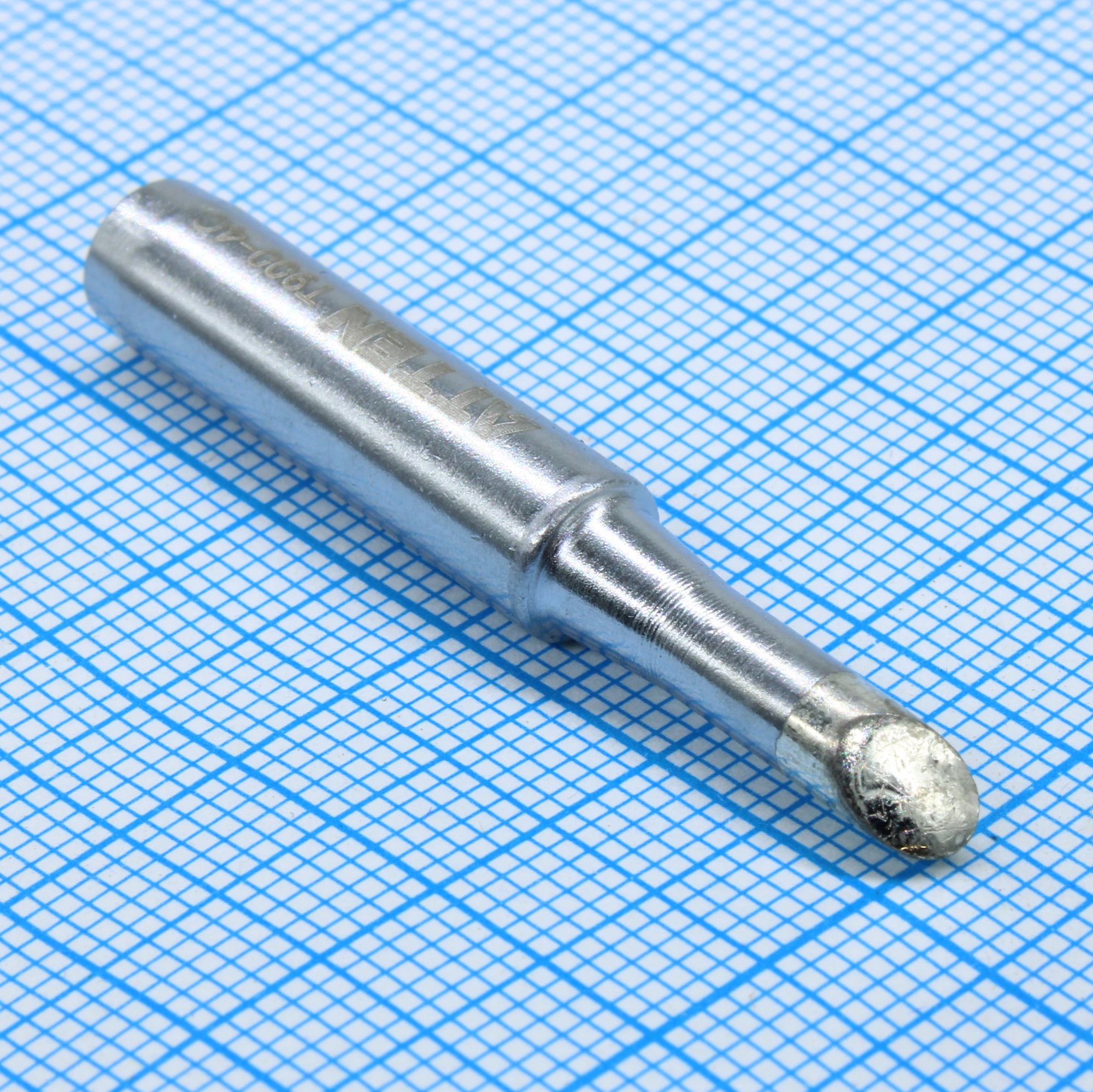 T900-4C - Жало для паяльной станции ST80/AT937/AT989/AT989D/ST8802/AT8502D скошенный под 45° круг 4.0мм