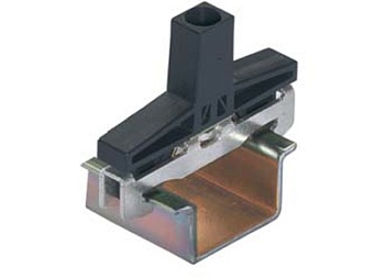 Концевой стопор Z5.523.5153.0 - Концевой стопор на рейку DIN35, тип зажима: винт, ширина: 8 мм, цвет: черный, пластик/металл