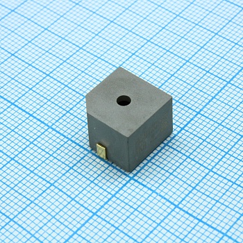 HCS1203AX - Генератор звука электромагнитный SMD, 3В 2300Гц 12.8x12.8мм высота 9.2мм