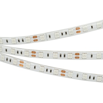 Лента RTW 2-5000SE 12V Yellow 2x (5060, 300 LED, LUX) 015444 - Поставка под заказ от 1000 м.Герметичная лента IP65 (силиконовое покрытие), светодиоды smd 5060, 60шт/м (300шт на 5м), белая плата 10мм, скотч 3М. Цвет ЖЁЛТЫЙ. Питание 12V, мощность 14.4 Вт/м 