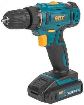 Дрель-Шуруповерт акк. 18.0 В, 0-400/1450 об/мин, 29.0 Нм, 2 (Li-Ion) 1.3 Ач, 1.5 ч., рез. накл., кейс 80189