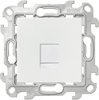 Розетка компьютерная СП 24 RJ45 кат.5E UTP IP20 механизм бел. 2410598-030 - Розетка информ. RJ45 Cat.5е UTP, S24, белый