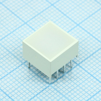 KB-2655SEKW - Светодиодный модуль 1хLEDх8,89х8,89мм/оранжевый/601нм/500-910мкд/белый матовый