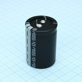 TLS159M063S1A5T50L - Конденсатор алюминиевый электролитический 15000мкФ 63В ±20% (35 X 50мм) защелкиваемые выводы 10мм  2000час 85°С