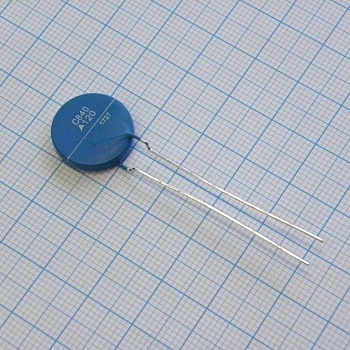 B59840C0120A070 - PTC-термистор (позистор) 6Ом 4.1А 17.5Вт 120C 230В DC/AC